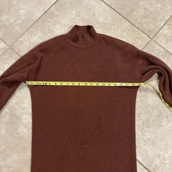 Abercrombie & Fitch Women’s Mock Neck Sweater Brown Dress Size XSP - Picture 6 of 7